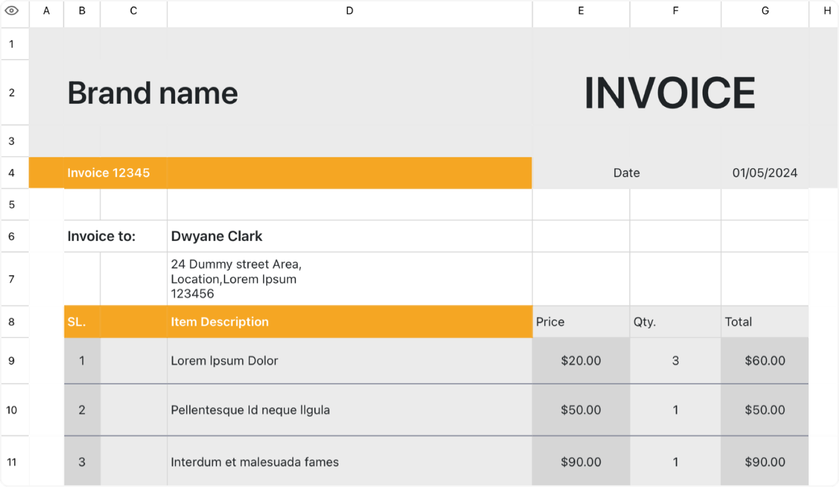 Invoice 6